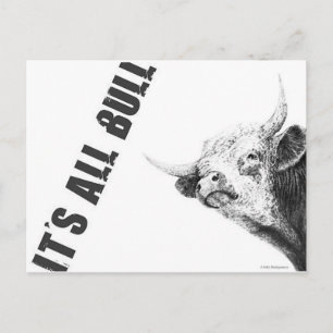 ALLE BULL POSTKARTE