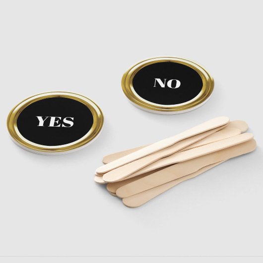 Alle Color Gold Frame Game Paddle Fächer (Non-assembled)