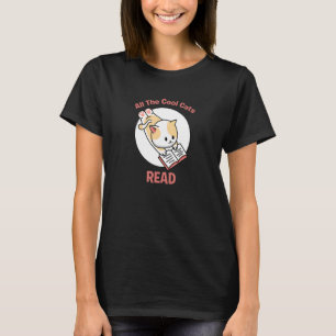 Alle Coolen Katzen lesen Buch T-Shirt