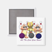 Alle Coolen Katzen Magnet (Vorderseite/Rückseite)