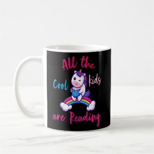 Alle coolen Kids lesen Buch Vintage Kaffeetasse