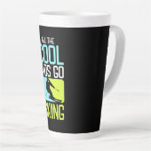 Alle Coolen Kinder fahren Ski Milchtasse (Rechte Ecke)