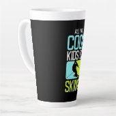 Alle Coolen Kinder fahren Ski Milchtasse (Linke Ecke)
