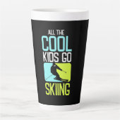 Alle Coolen Kinder fahren Ski Milchtasse (Vorderseite)