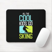 Alle Coolen Kinder fahren Ski Mousepad (Mit Mouse)