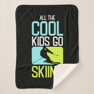 Alle Coolen Kinder fahren Ski Sherpadecke