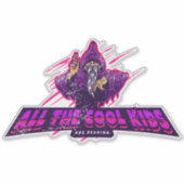 Alle coolen Kinder lesen Assistenzaufkleber Aufkleber (Vorderseite)