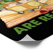 Alle Coolen Kinder lesen Bibliothekslesedokumente Poster (Ecke)