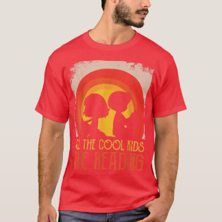 Alle Coolen Kinder lesen Buch Vintag Reto Su T-Shirt