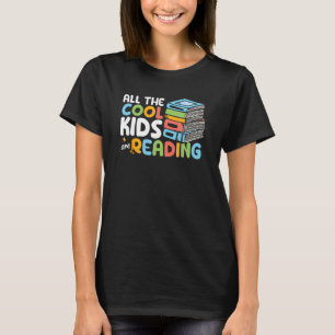 Alle Coolen Kinder lesen Bücherlesen T-Shirt