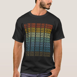 Alle Coolen Kinder lesen Bücherregale T-Shirt