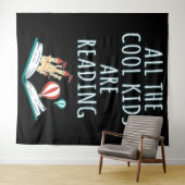 Alle Coolen Kinder lesen das Band II Wandteppich (Beispiel (Horizontal))