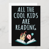 Alle Coolen Kinder lesen die Einladung II (Vorne/Hinten)
