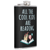 Alle Coolen Kinder lesen Flasche II Flachmann (Rechts)