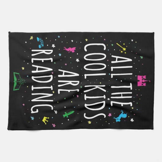 Alle Coolen Kinder lesen I Geschirrtuch (Horizontal)