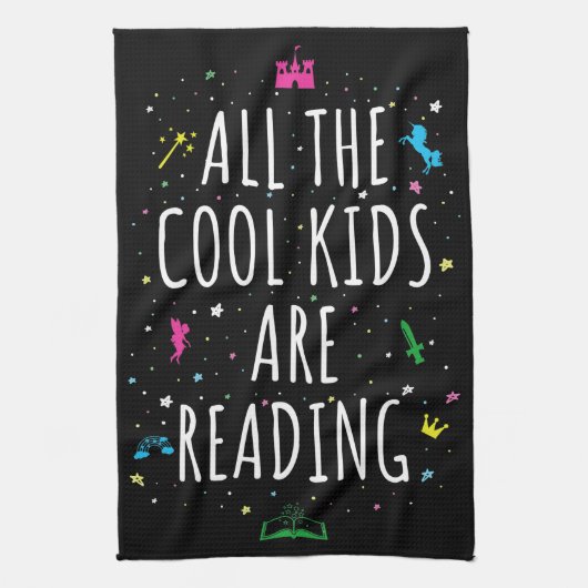 Alle Coolen Kinder lesen I Geschirrtuch (Vertikal)