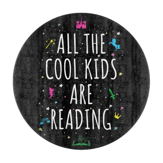Alle Coolen Kinder lesen I Schneidebrett (Vorderseite)