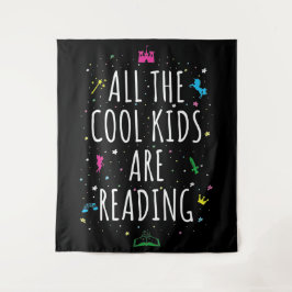 Alle Coolen Kinder lesen I Wandteppich