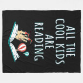 Alle Coolen Kinder lesen II Fleece Blanket (Vorderseite (Horizontal))