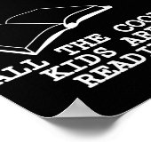 Alle coolen Kinder lesen Poster (Ecke)