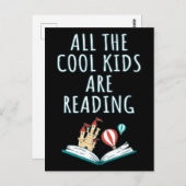 Alle Coolen Kinder lesen Postkarte II (Vorne/Hinten)