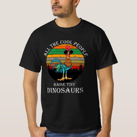 Alle Coolen Leute heben winzige Dinosaurier auf T-Shirt (Vorderseite)