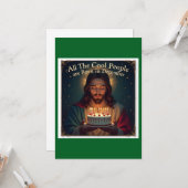 Alle coolen Leute Karte (Vorderseite/Rückseite Beispiel)