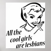 Alle Coolen Mädchen sind Lesben Poster (Vorne)