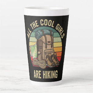 Alle coolen Mädchen wandern Retro Milchtasse