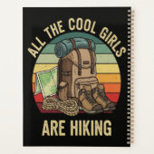 Alle coolen Mädchen wandern Retro Planer (Rückseite)
