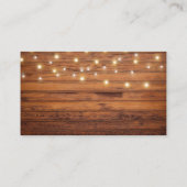 Alle Details rustikale Hochzeitskarte Begleitkarte