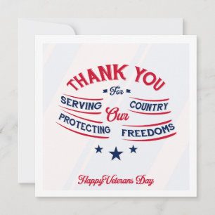 Alle, die bedient haben, ehren karte