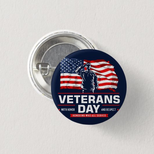 Alle, die bedient haben, würdigen button (Vorne & Hinten)