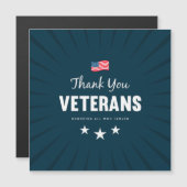 Alle, die bedient haben, würdigen magnetkarte (Vorne/Hinten)