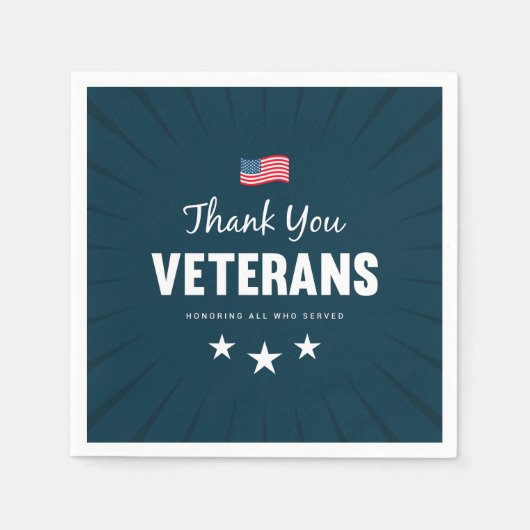 Alle, die bedient haben, würdigen serviette (Vorderseite)