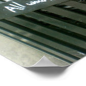 alle, die glücklich sind poster (Ecke)