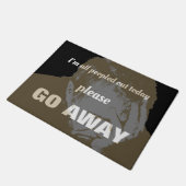 Alle, die heraus Völker sind - gehen Sie weg Fußmatte (Schrägansicht)