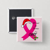 Alle, die ich für Chrismas Knopf will Button (Vorne & Hinten)