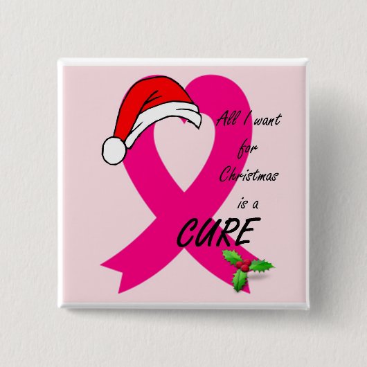 Alle, die ich für Chrismas Knopf will Button (Vorderseite)