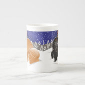 ALLE, die ICH FÜR Weihnachten - Chow-Chow Porzellantasse (Vorderseite)