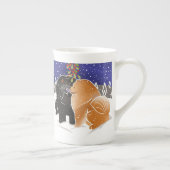 ALLE, die ICH FÜR Weihnachten - Chow-Chow Porzellantasse (Rechts)