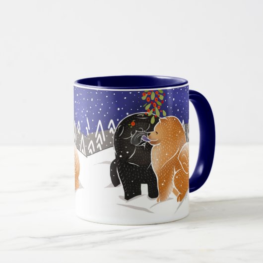 ALLE, die ICH FÜR Weihnachten WILL - Chow-Chow Tasse (VorderseiteRechts)