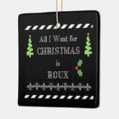 Alle, die ich für Weihnachten will, ist Keramikornament (Links)