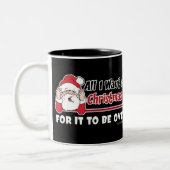 Alle, die ich für WeihnachtenBah Humbug-lustiges Zweifarbige Tasse (Links)