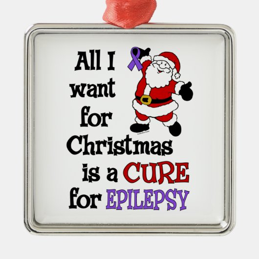 Alle, die ich für Weihnachts… Epilepsie will Ornament Aus Metall (Vorne)