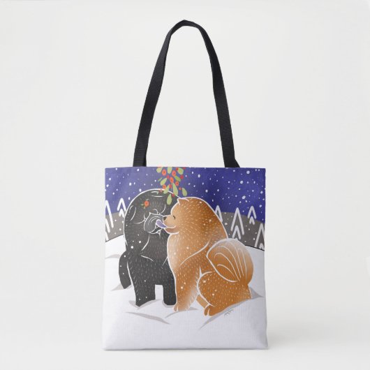 ALLE, die ICH FÜR Weihnachtschow-chow Tasche oder (Vorderseite)