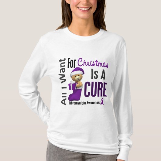 Alle, die ich für WeihnachtsFibromyalgia will T-Shirt (Vorderseite)