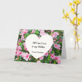 Alle, die ich ich bin, schulden meiner Mutter Karte (Gelbe Blume)