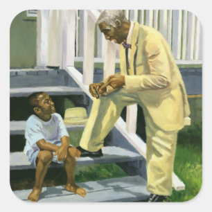 Alle, die Sie 2000 kennen müssen Quadratischer Aufkleber