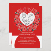 Alle, die Sie benötigen, ist Einladung (Vorne/Hinten)